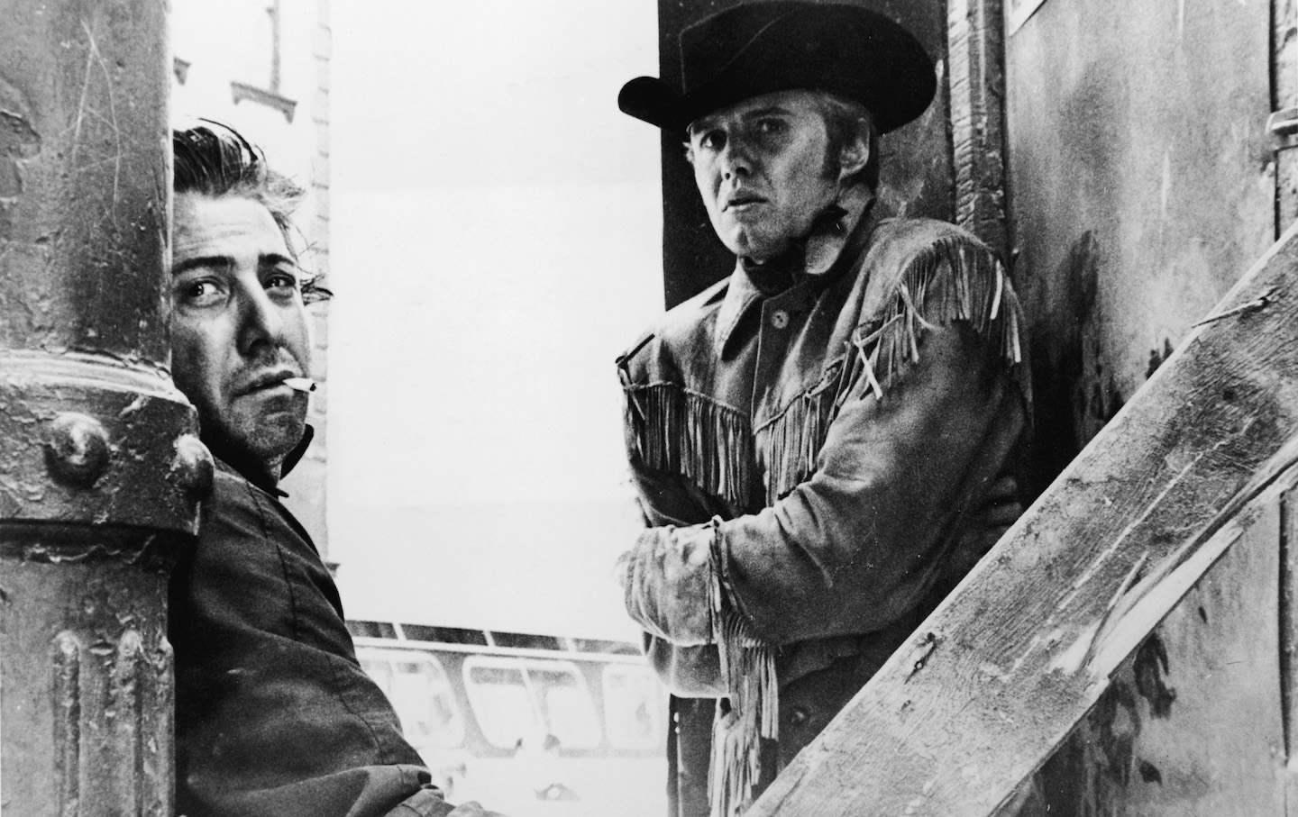 Dustin Hoffman And Jon Voight In 'Midnight Cowboy'