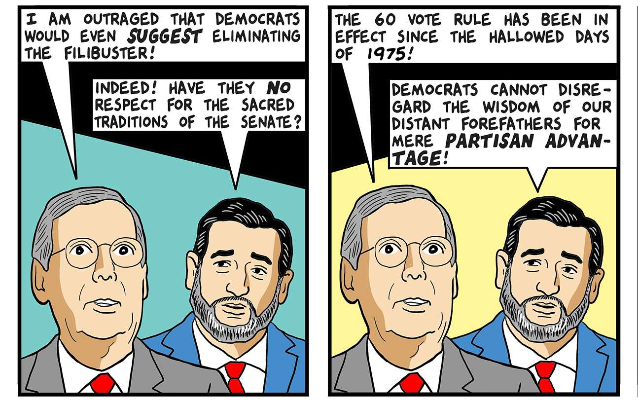 Tom Tomorrow cartoon