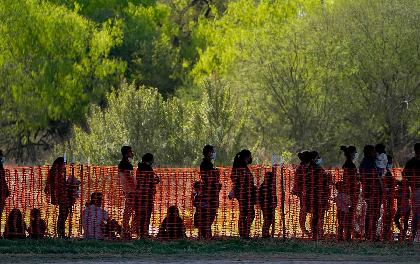 Migrants at the US-Mexico border