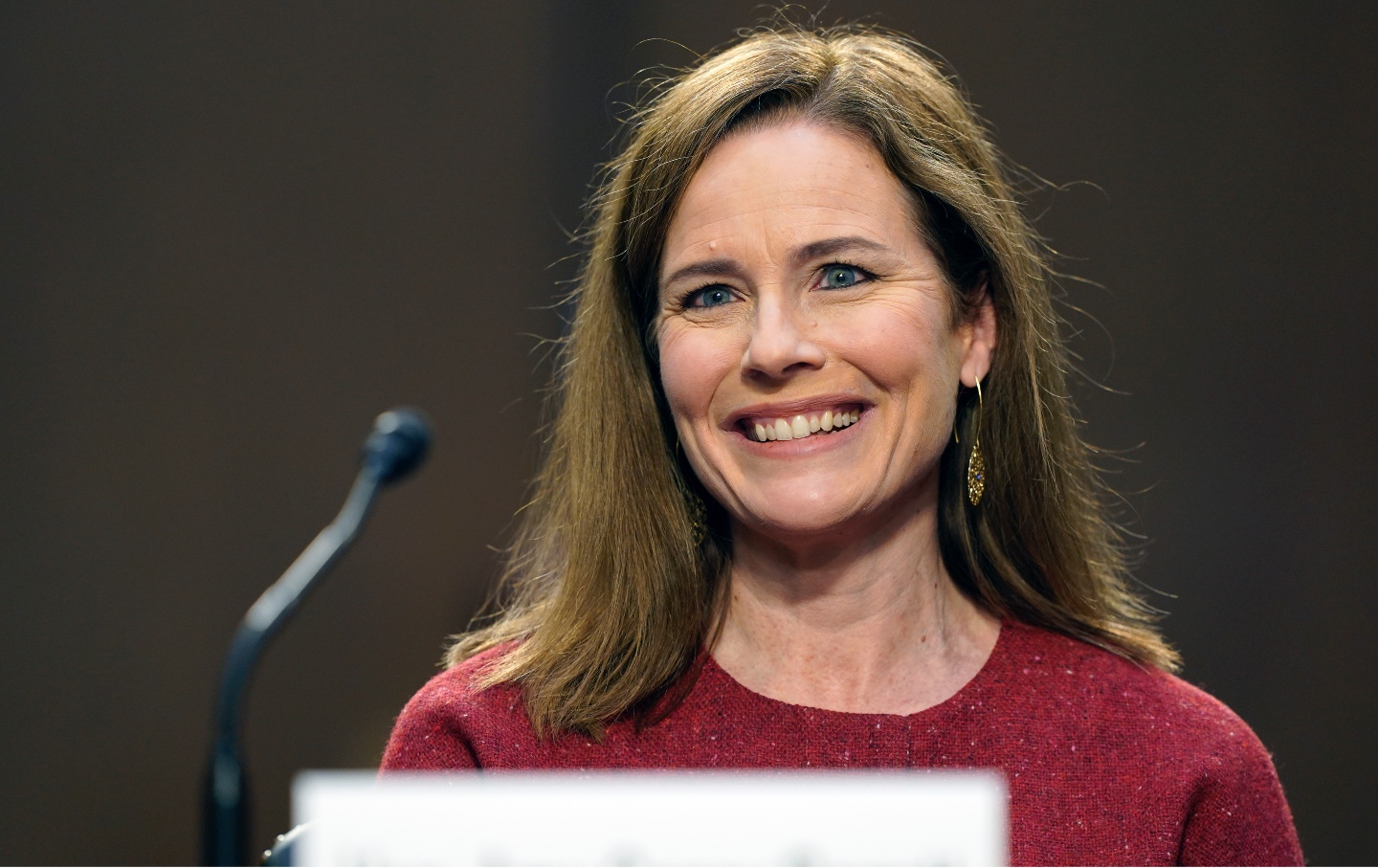 Amy Coney Barrett smiling