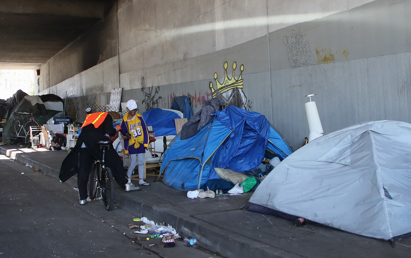 Los Angeles homeless encampment