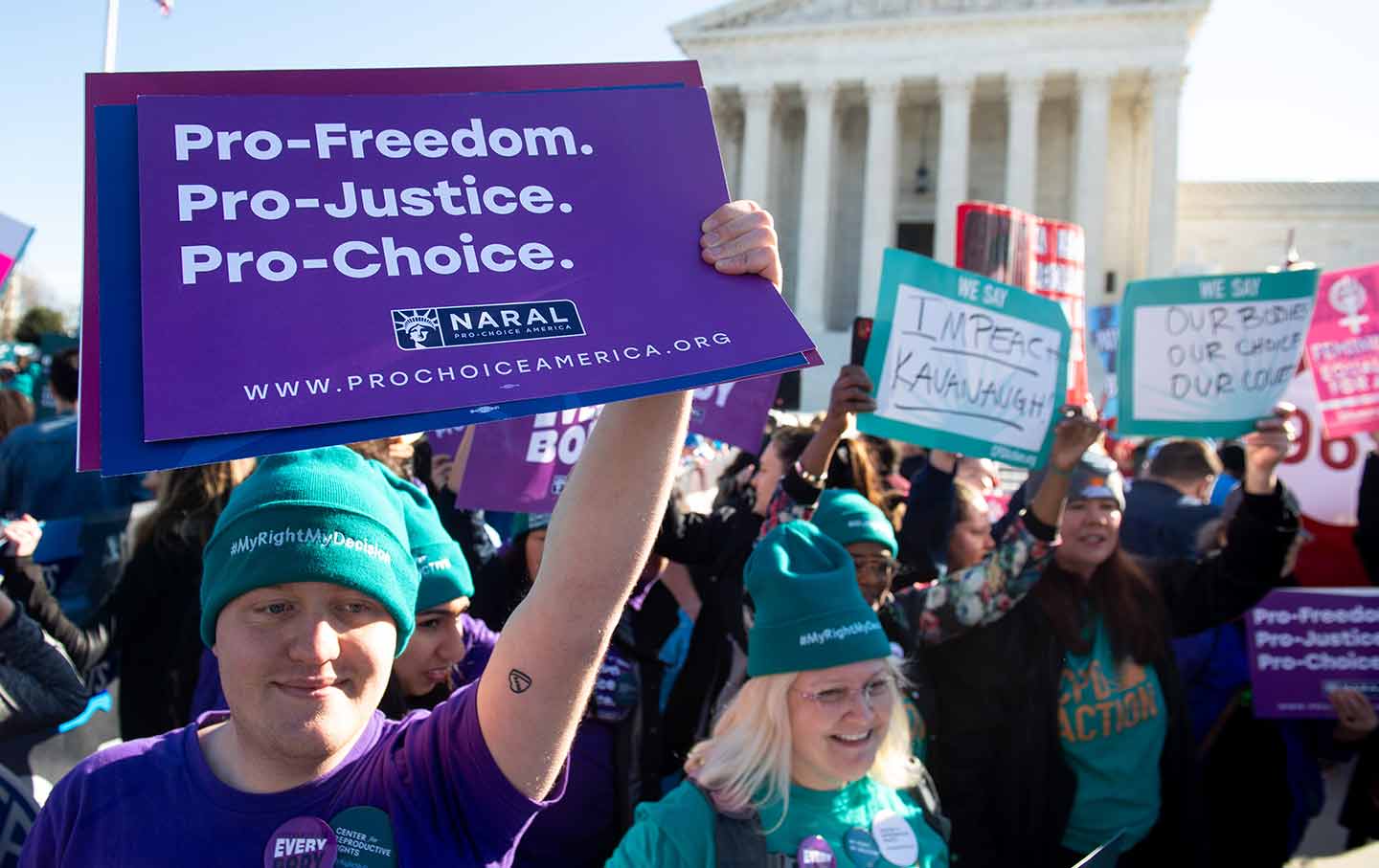 Pro-choice rally in Washington, DC