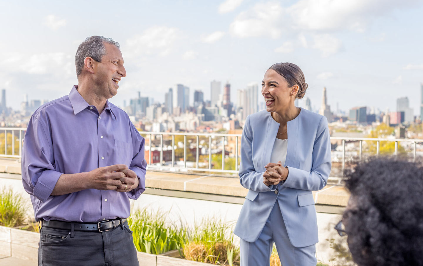 Brad Lander and AOC