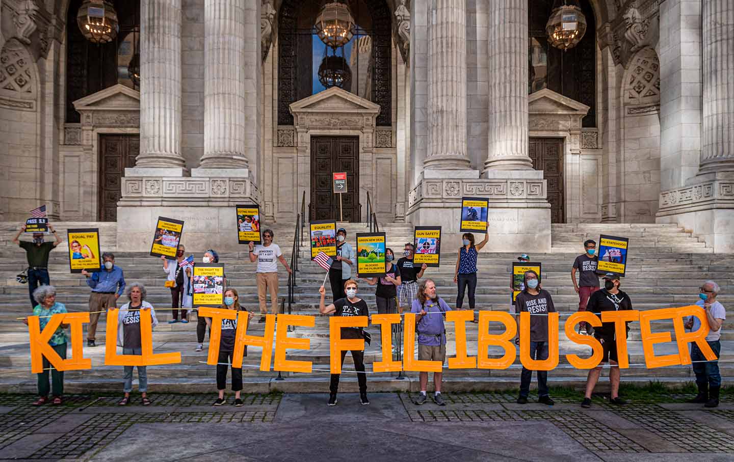 Filibuster protest