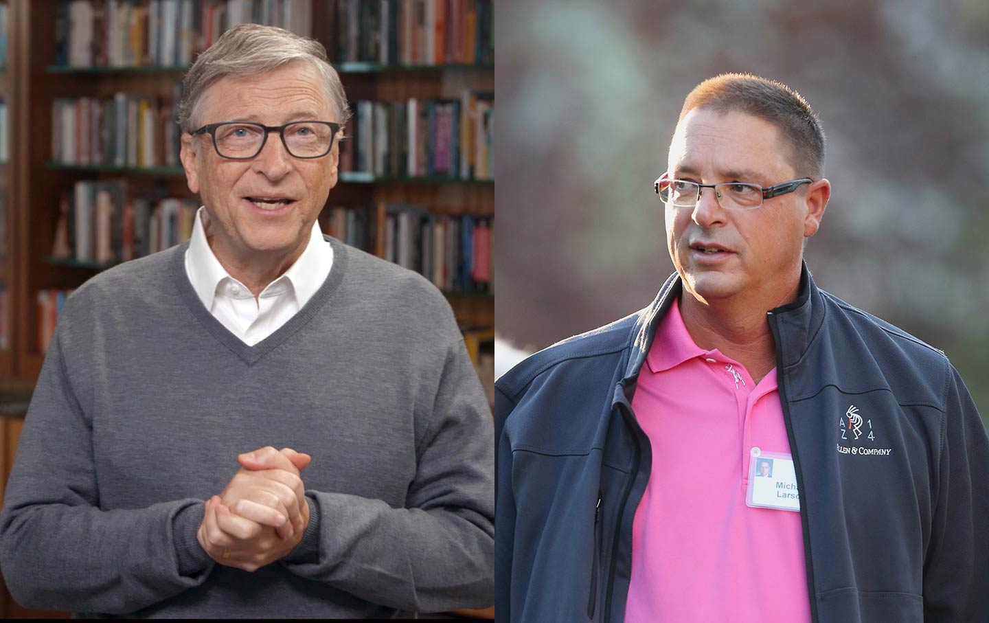 Bill Gates and Michael Larson