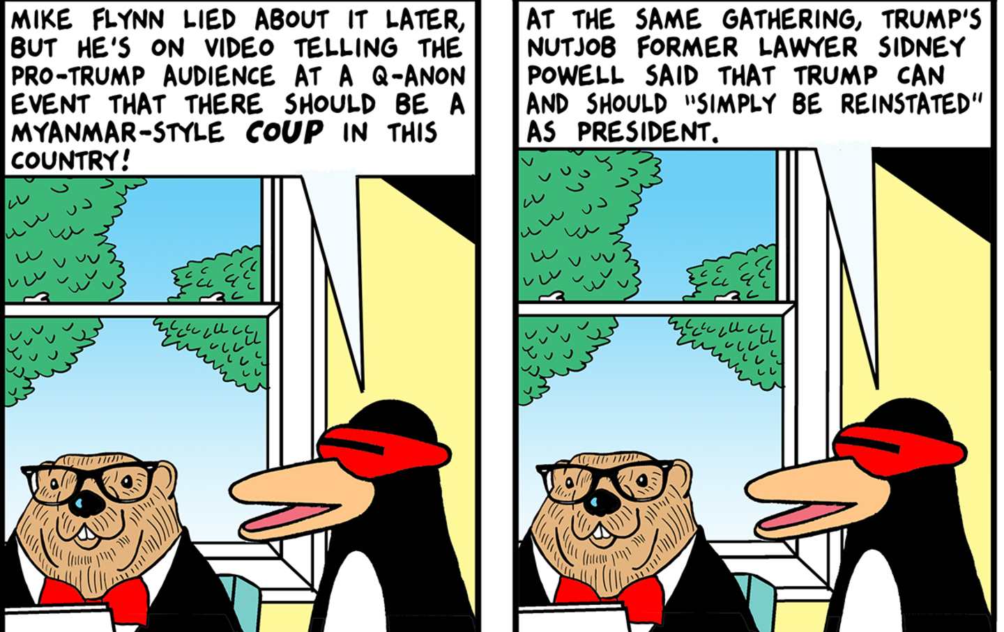 Tom Tomorrow cartoon