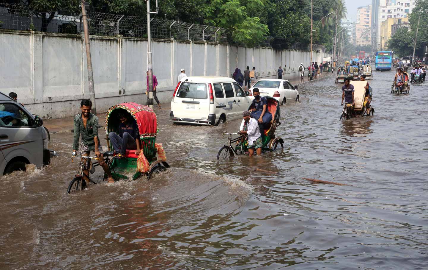 Flooding in Dhaka, Bangladesh