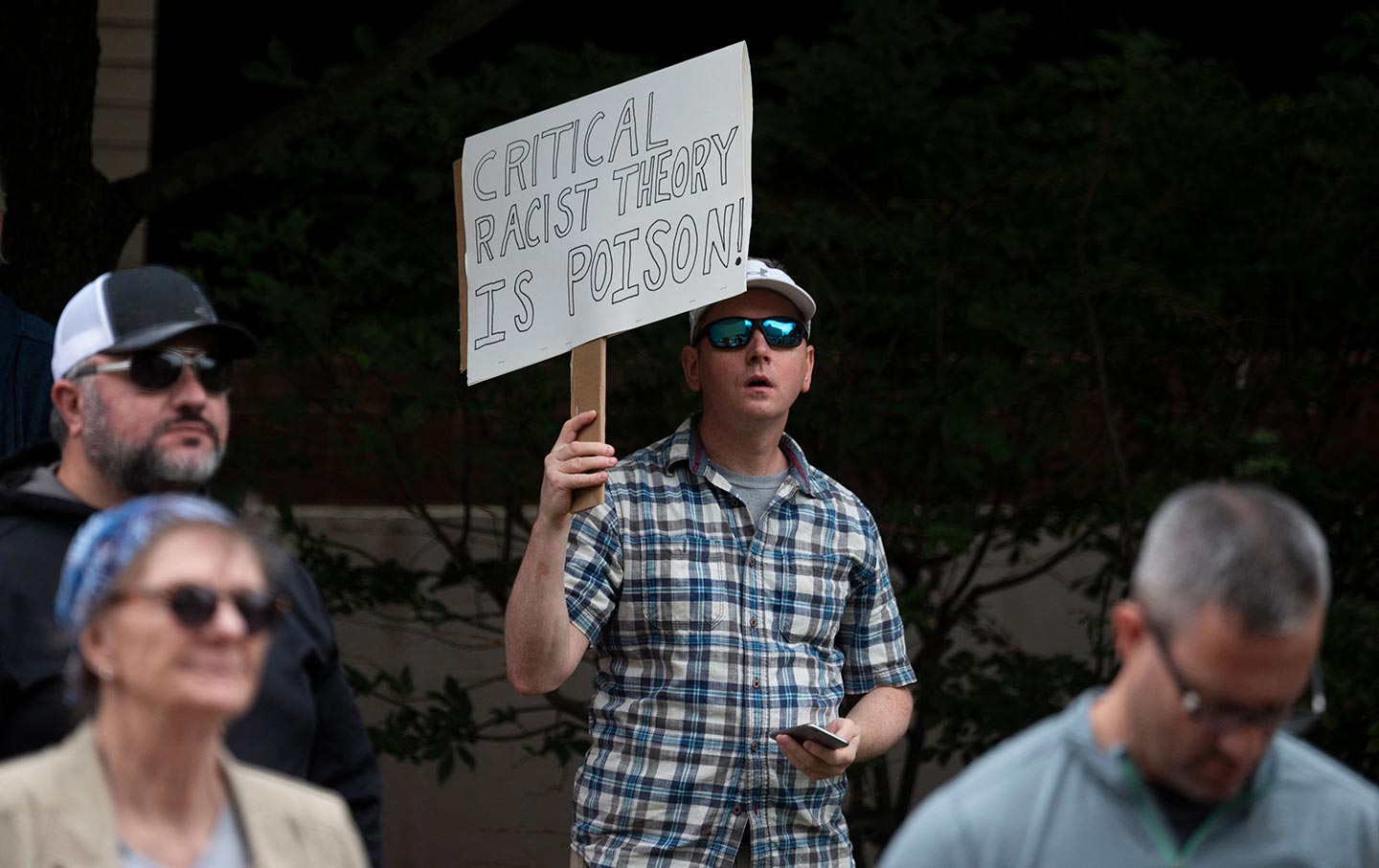 Critical Race Theory protest