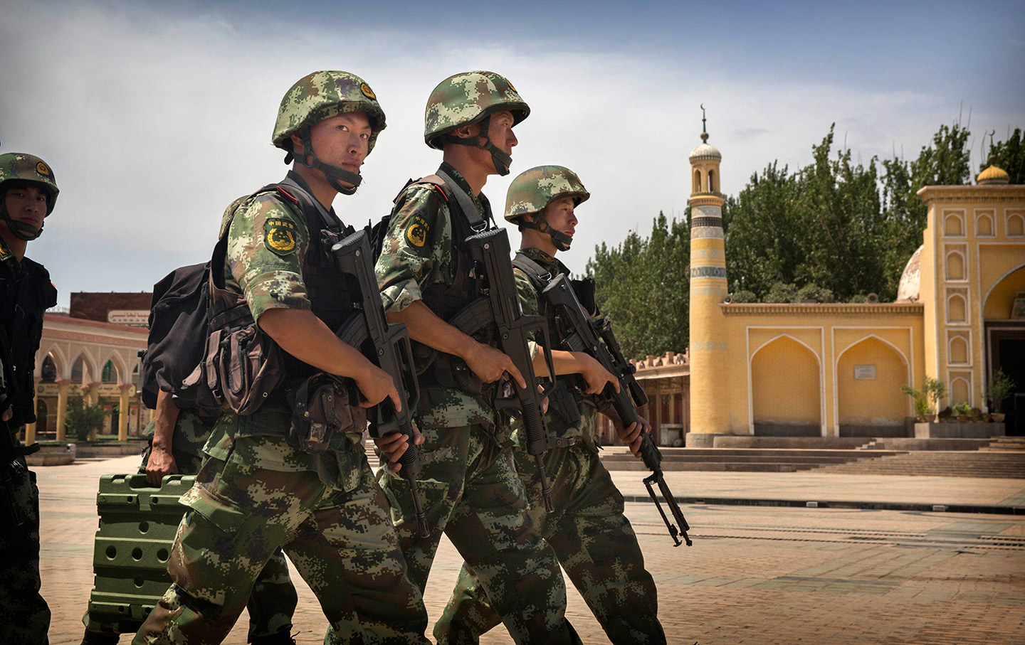 Chinese Troops Xinjiang