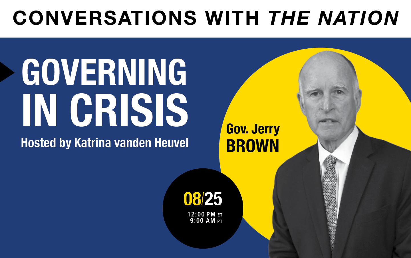 Image for Conversations with The Nation | Governing in Crisis