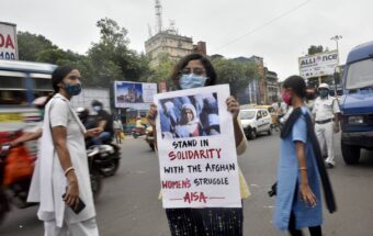 Protest for Afghanistan in India