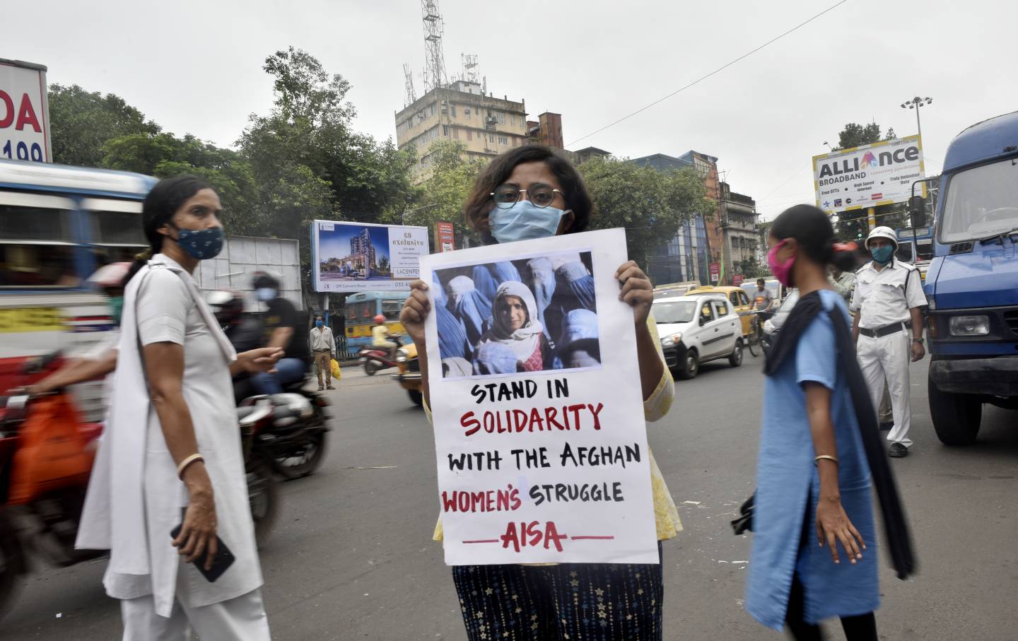 Protest for Afghanistan in India