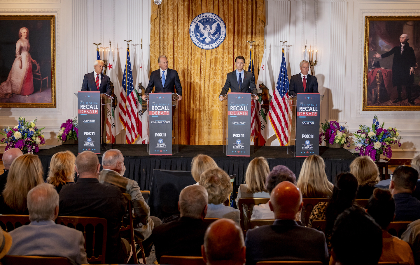 Candidates Debate In California Recall Election