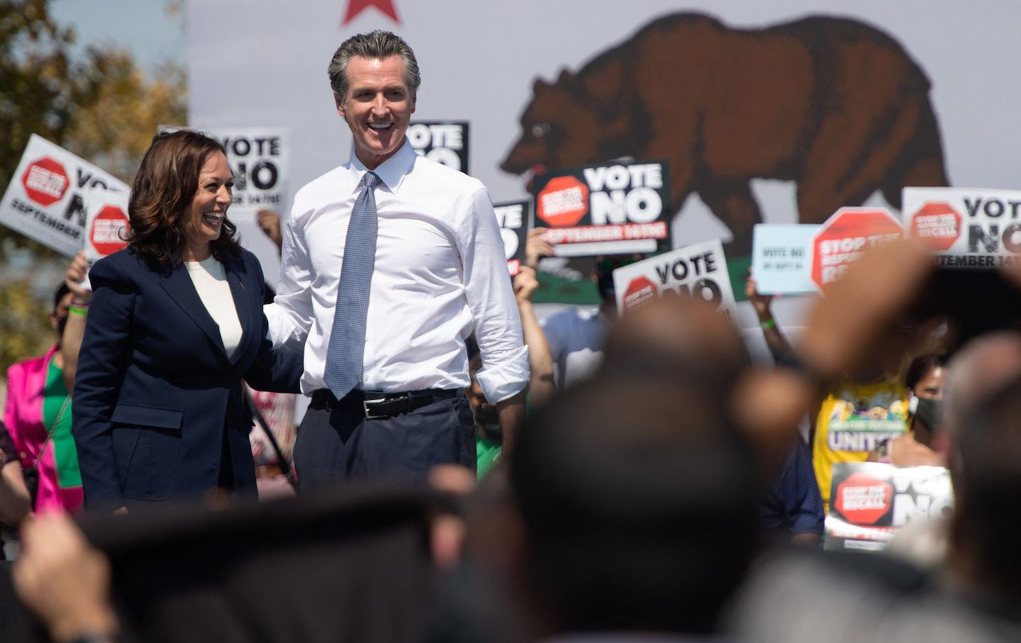 California Recall Gavin Newsom Kamala Harris