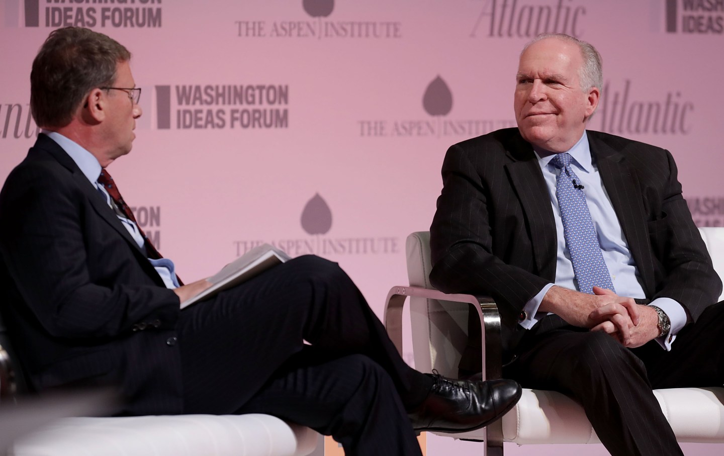 Jeffrey Goldberg and John Brennan