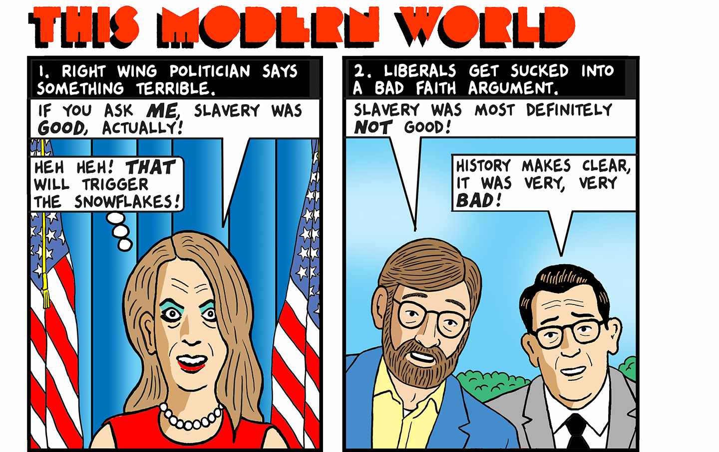 Tom Tomorrow cartoon