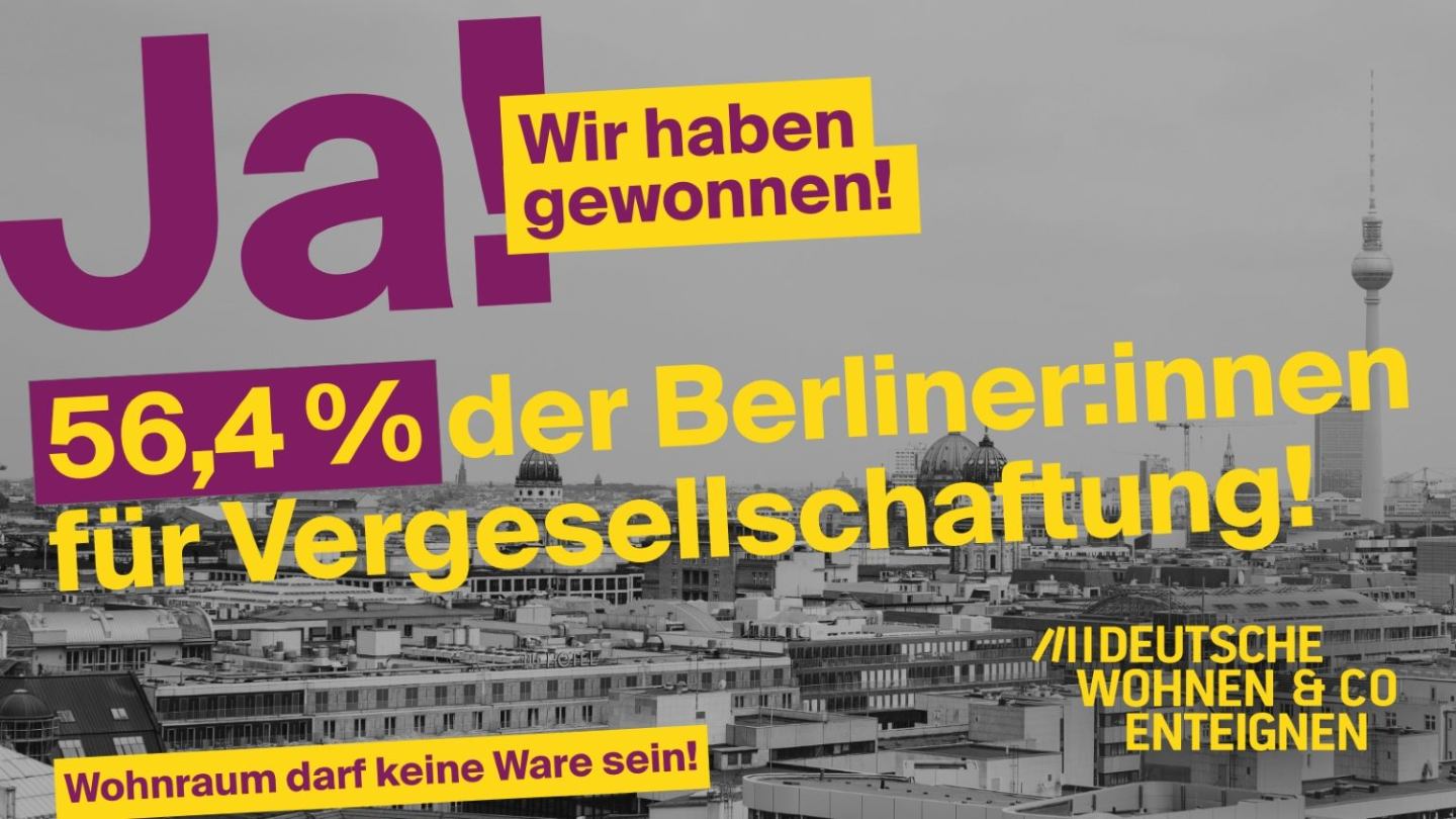 Berlin Housing Vote Poster