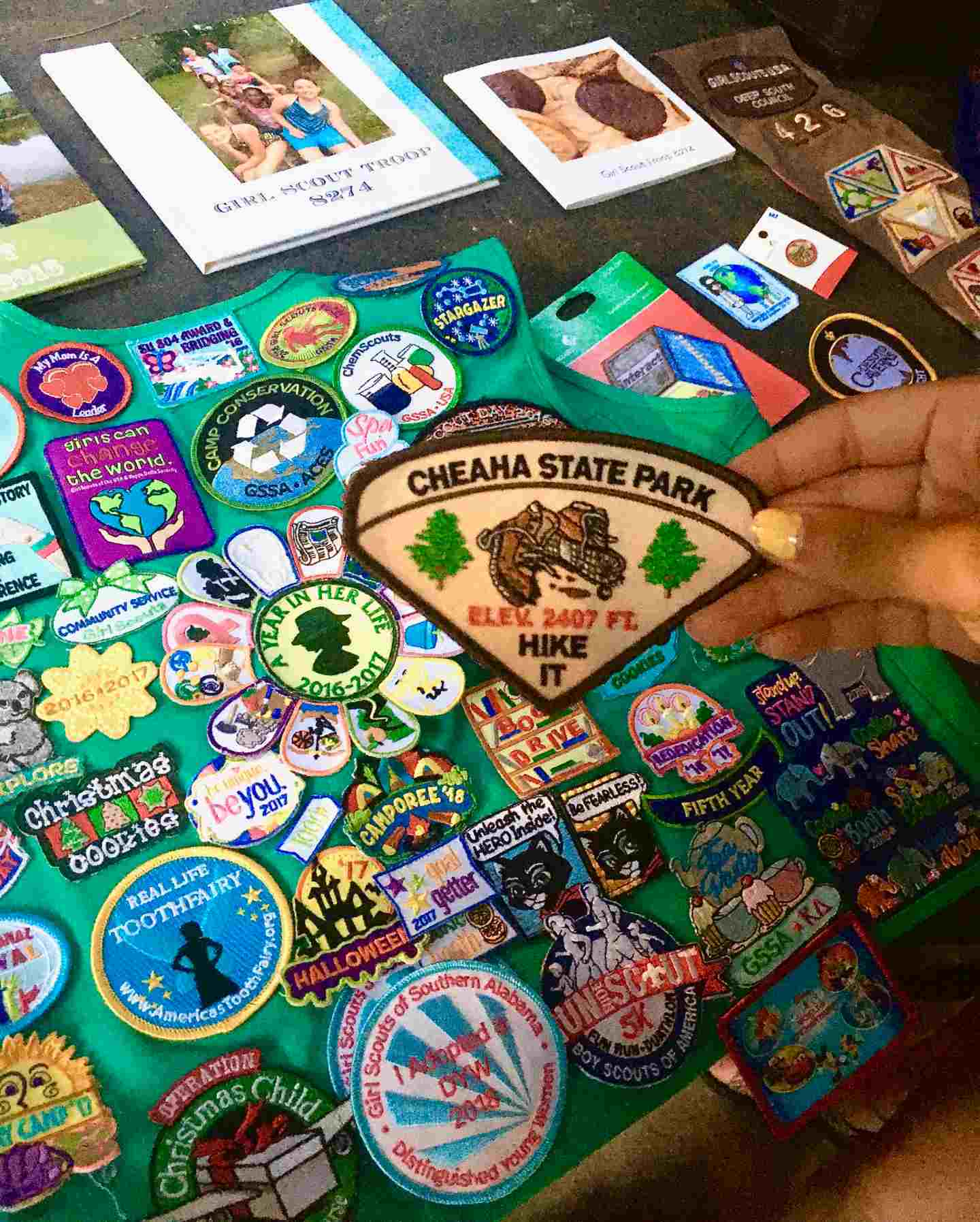 Girl Scouts patches