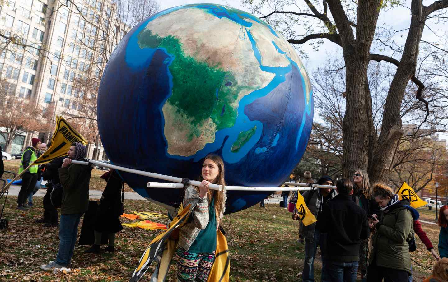 Climate Change Protest In Washington, D.C.