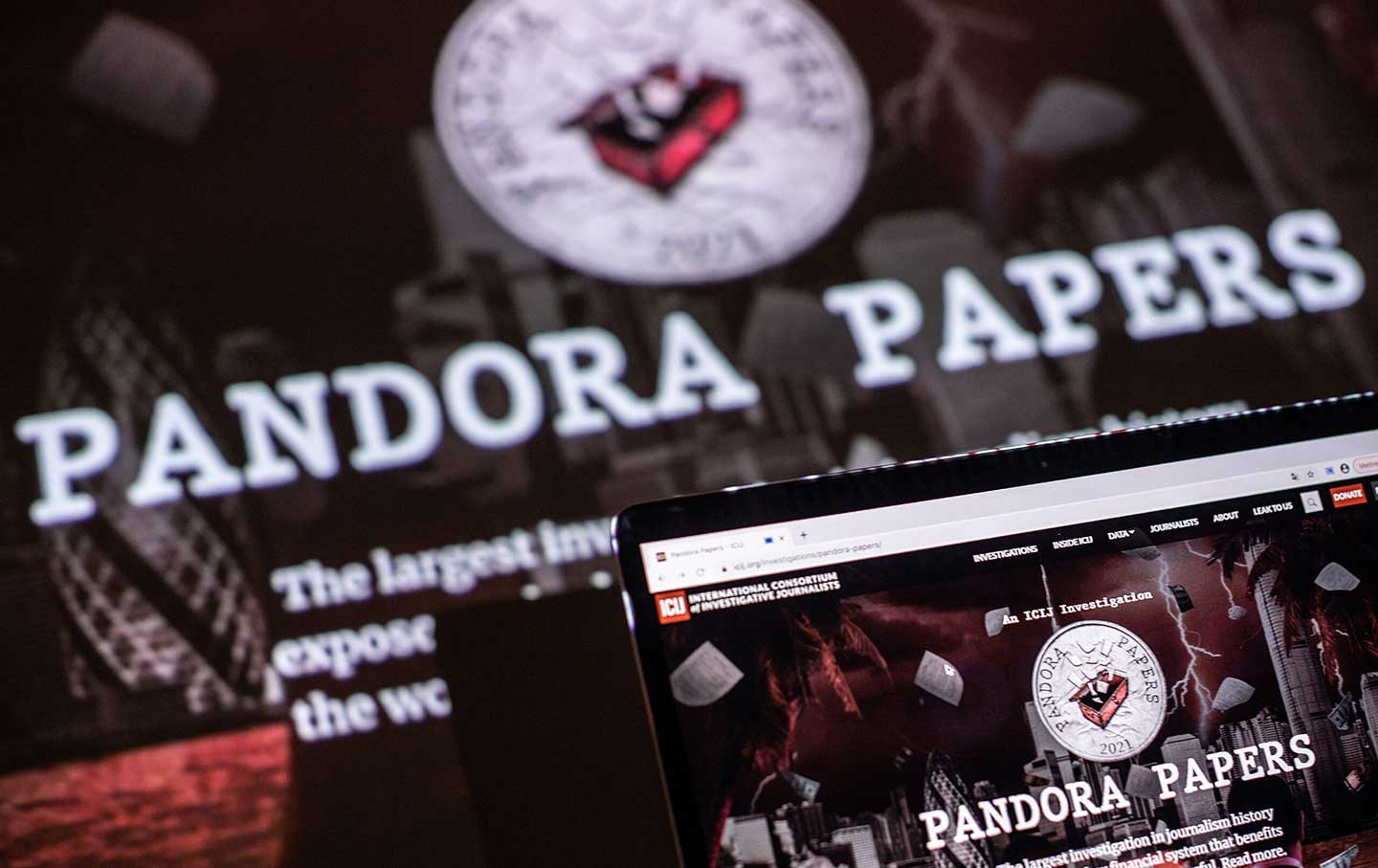 Pandora Papers logo