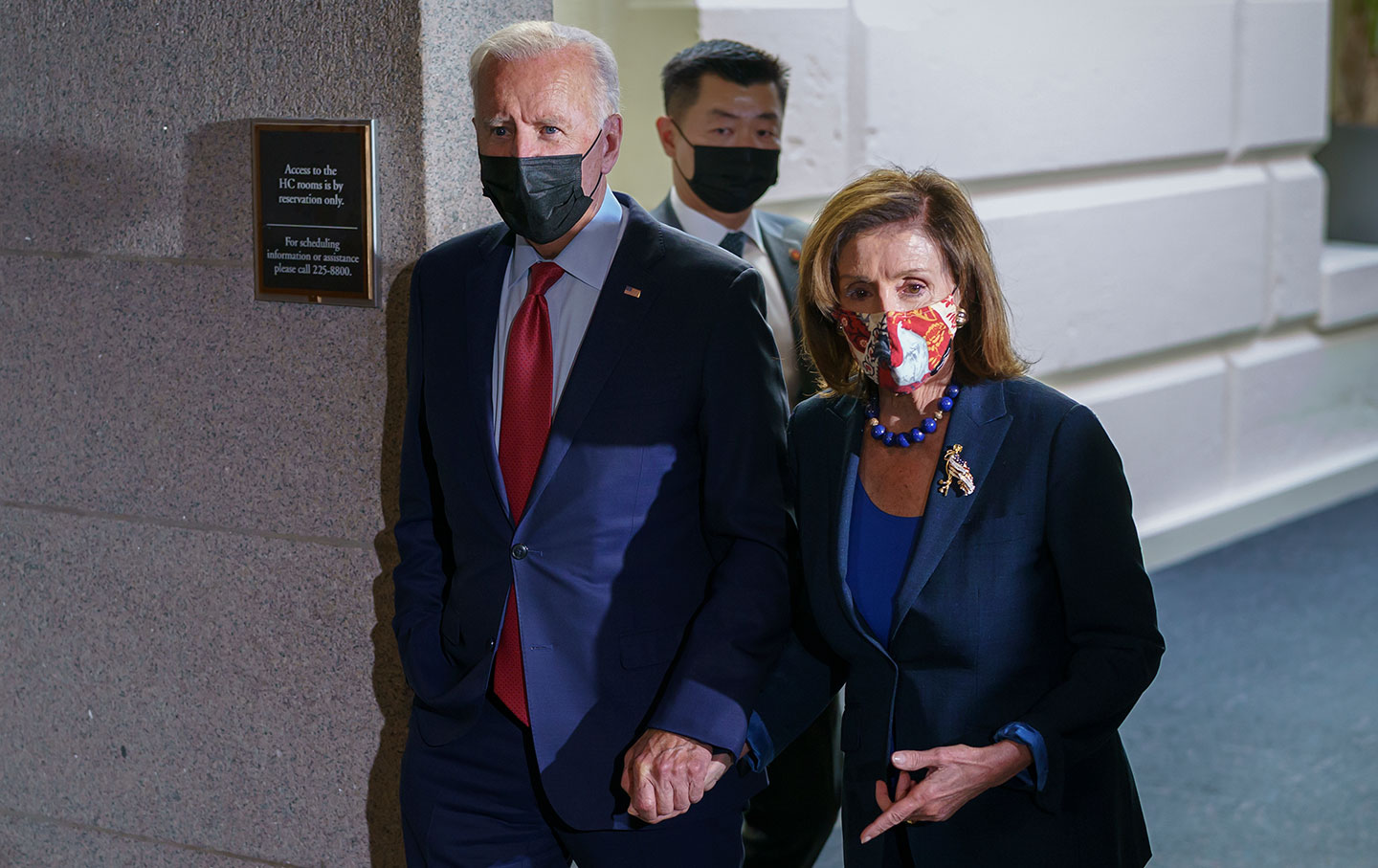 President Joe Biden and Speaker Nancy Pelosi