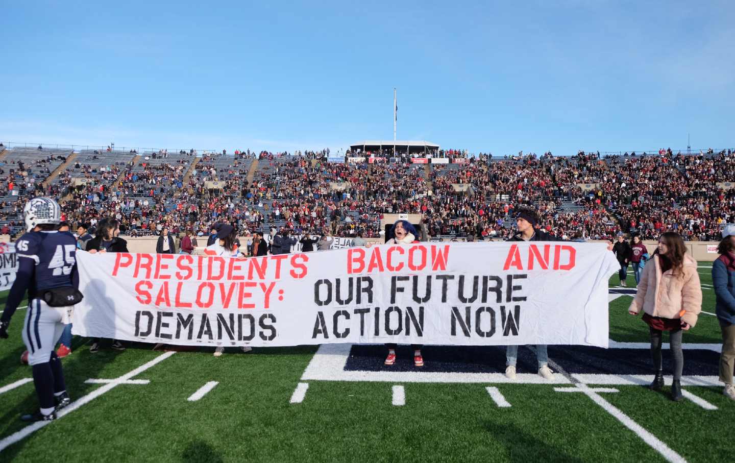 Harvard Yale Divest Protest