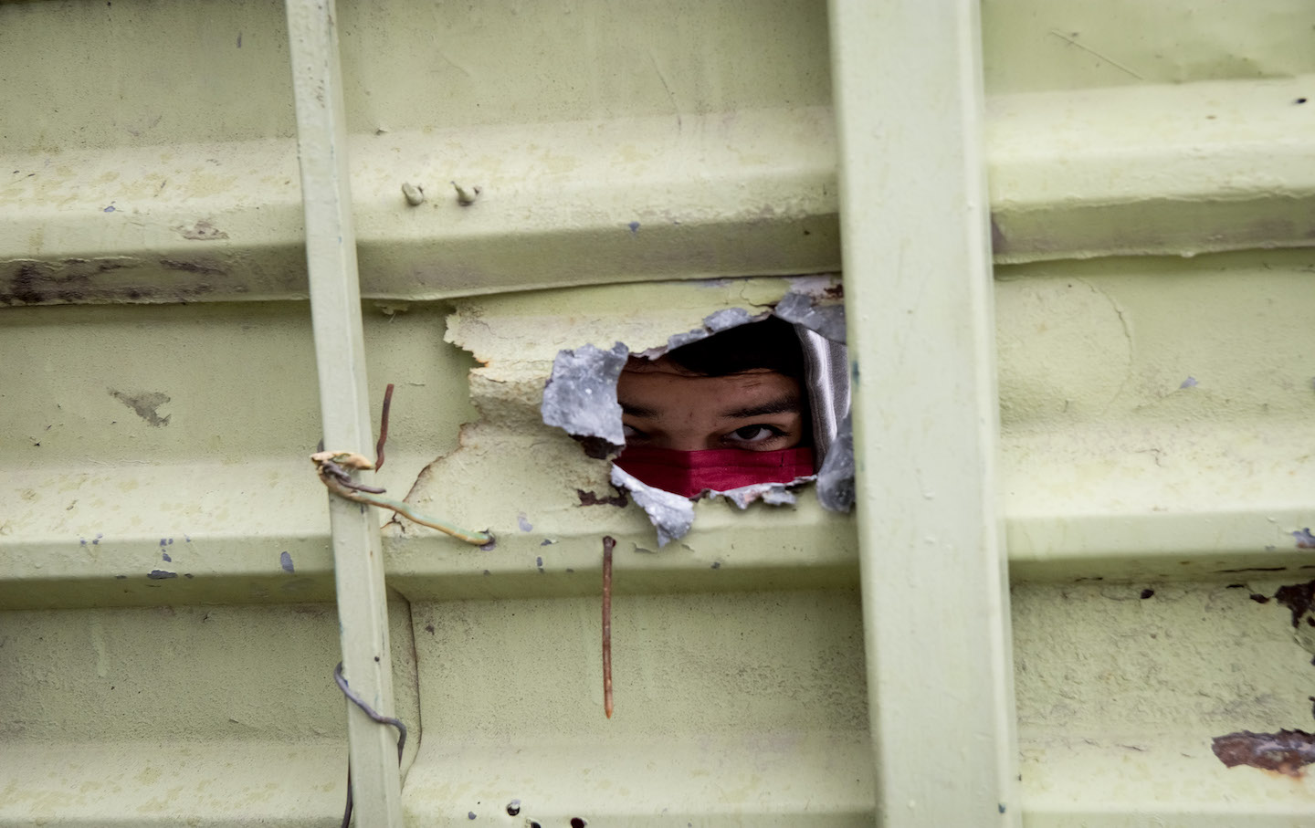 Protest Outside The Eleonas Refugee Camp In Athens