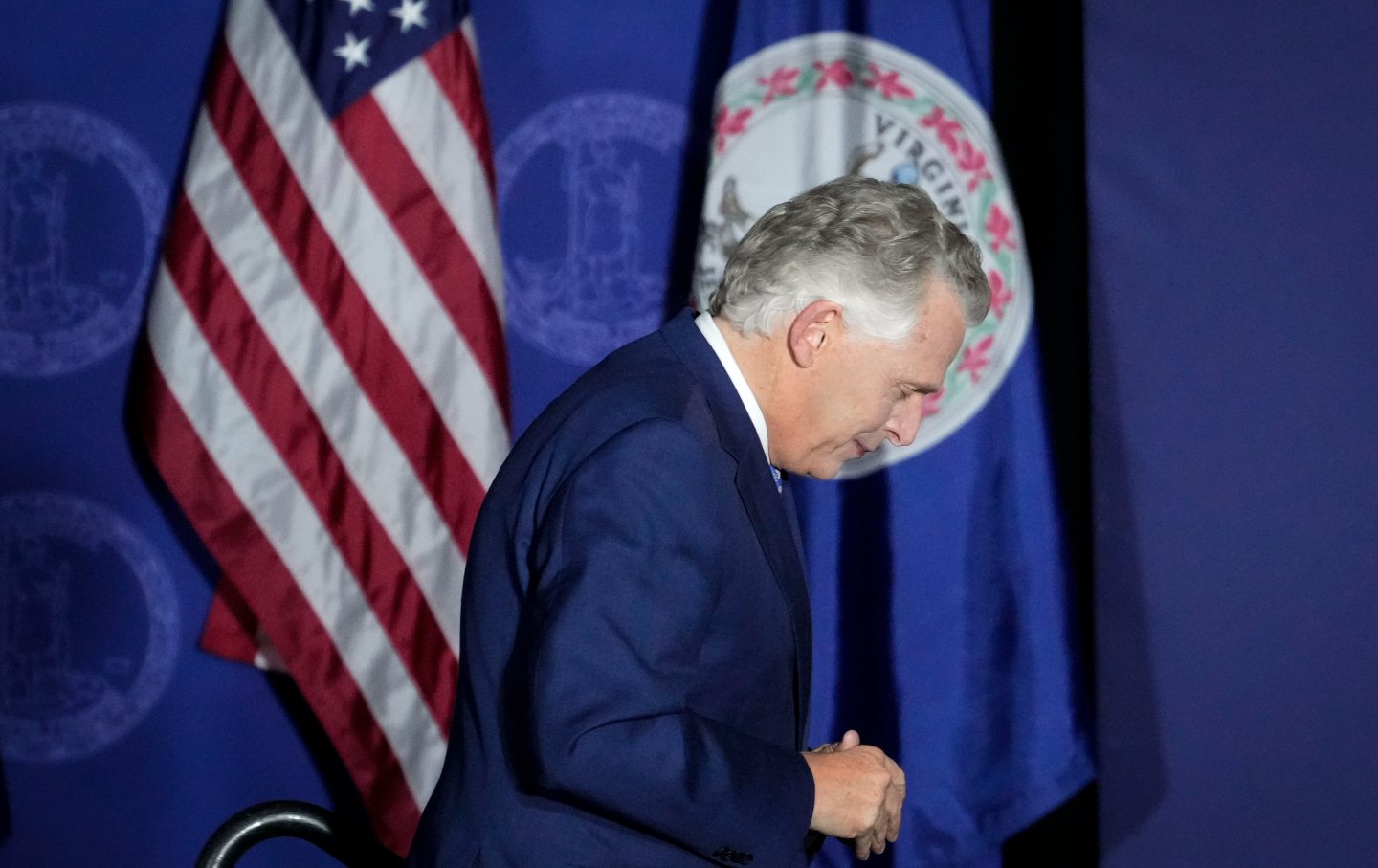 McAuliff Leaves Stage