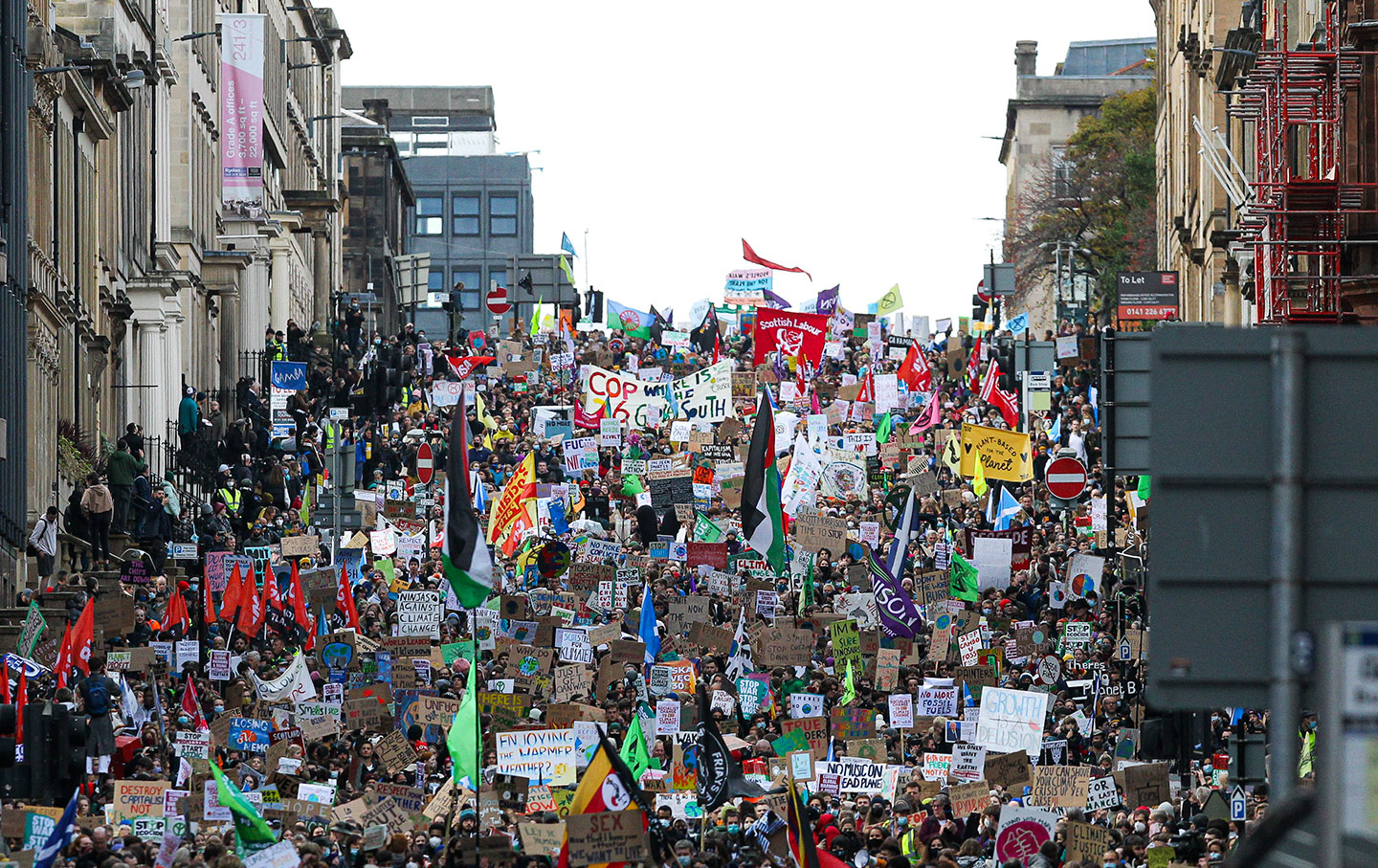 Fridays for the Future protest at COP 26