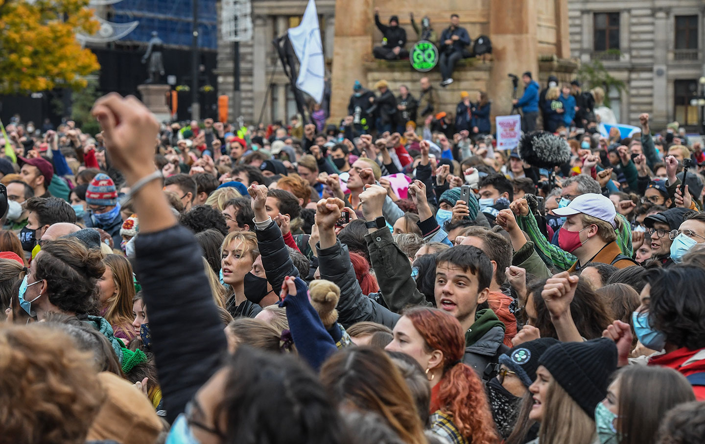 Fridays for the Future protest at COP 26