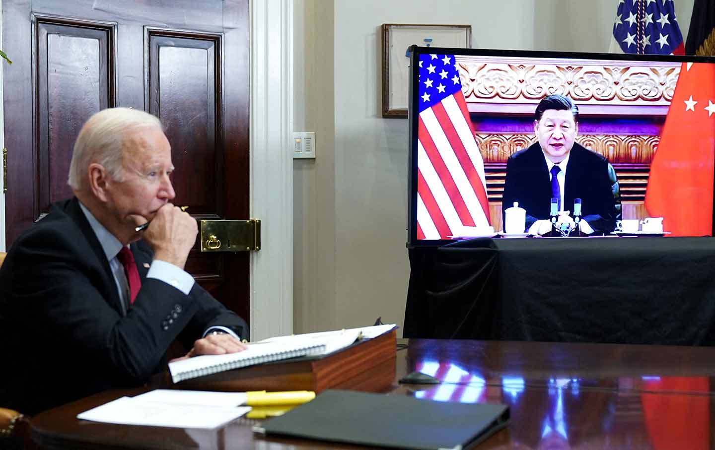 Biden and Xi