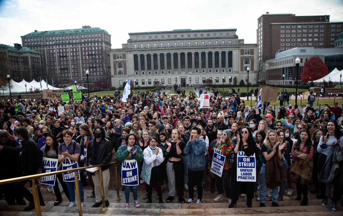 Columbia Faculty Protests