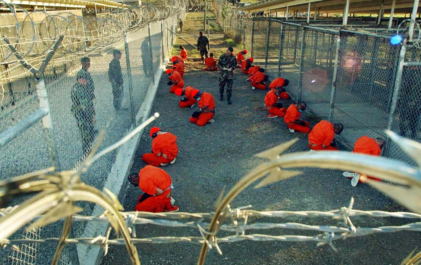 Detainees at Guantanamo Bay