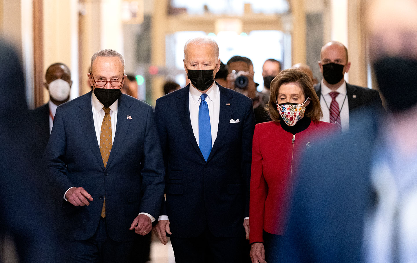 Schumer, Biden, and Pelosi