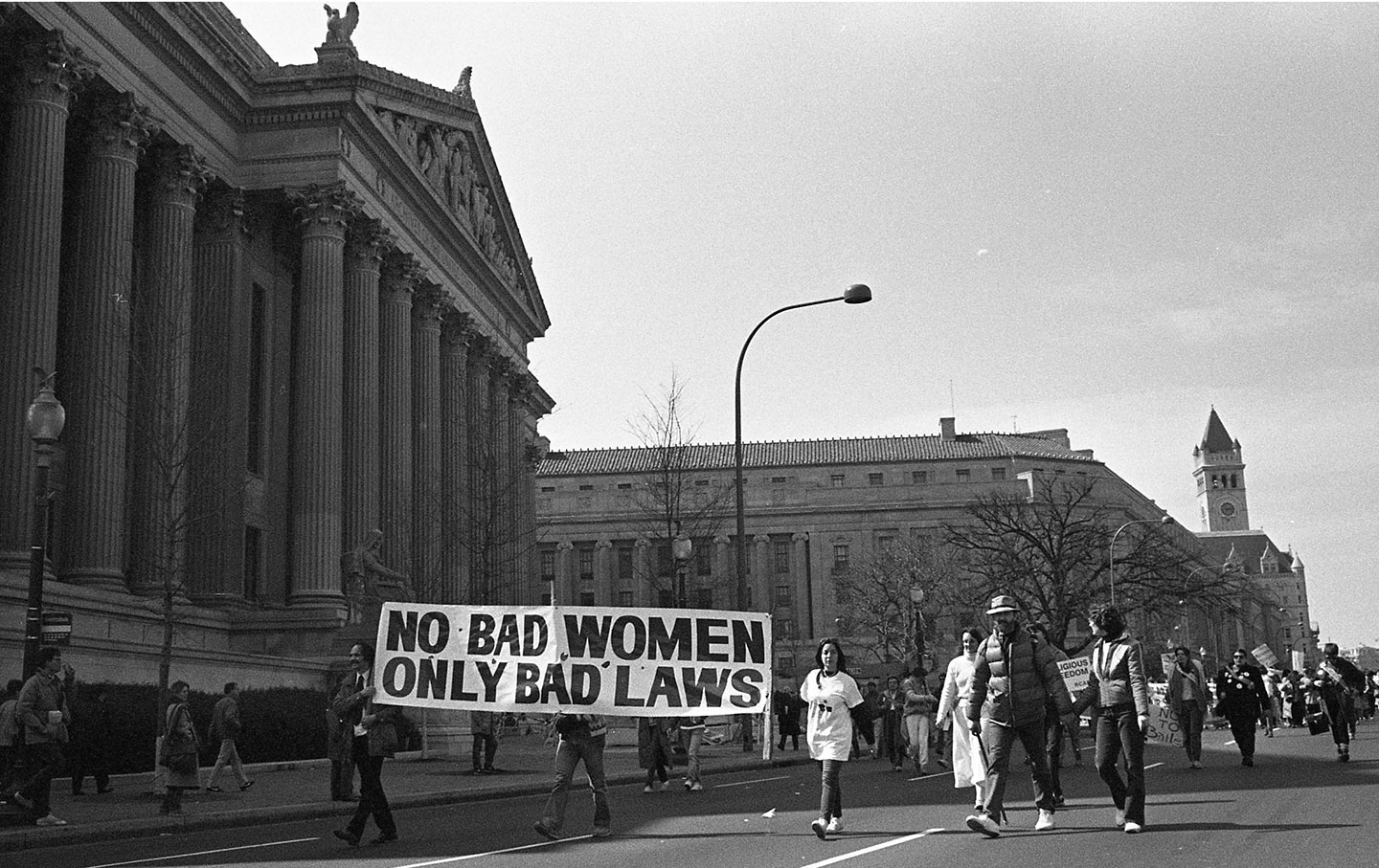 March for Women's Lives protest in 1986