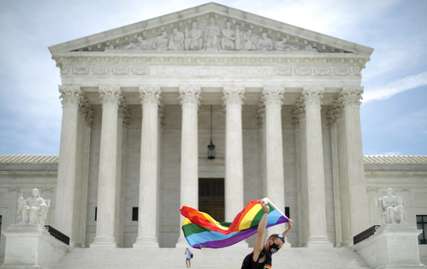 LGBTQ Flag Supreme Court