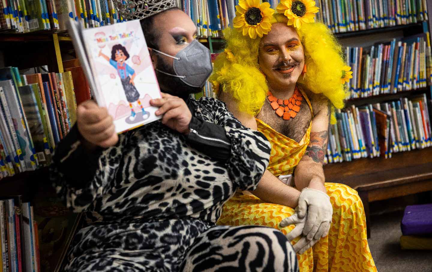 Drag queens read stories to children