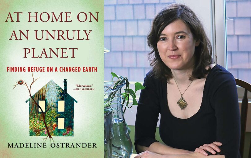 The cover of Madeleine Ostrander's book, left, and Madeline Ostrander, right.
