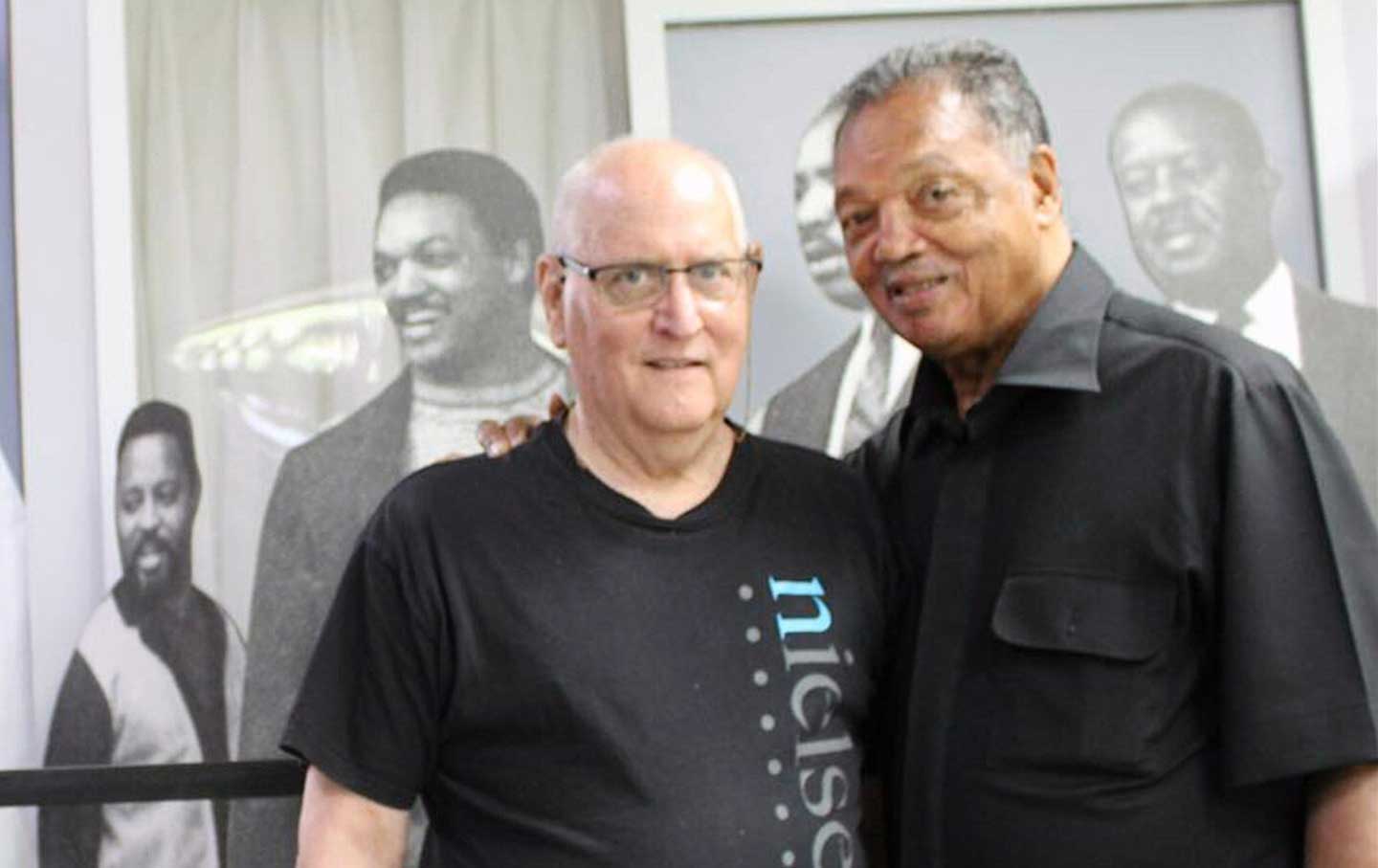 Frank Watkins and Jesse Jackson.