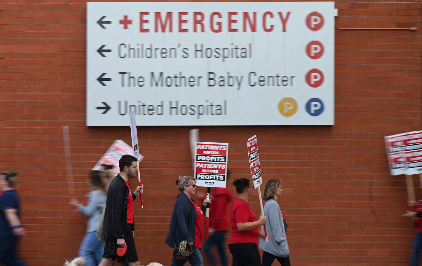 nurses at Childrens and United Hospitals in St. Paul