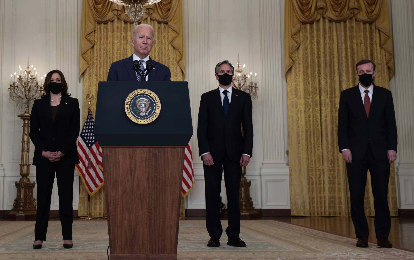 Biden delivers remarks on status of Afghanistan evacuation.