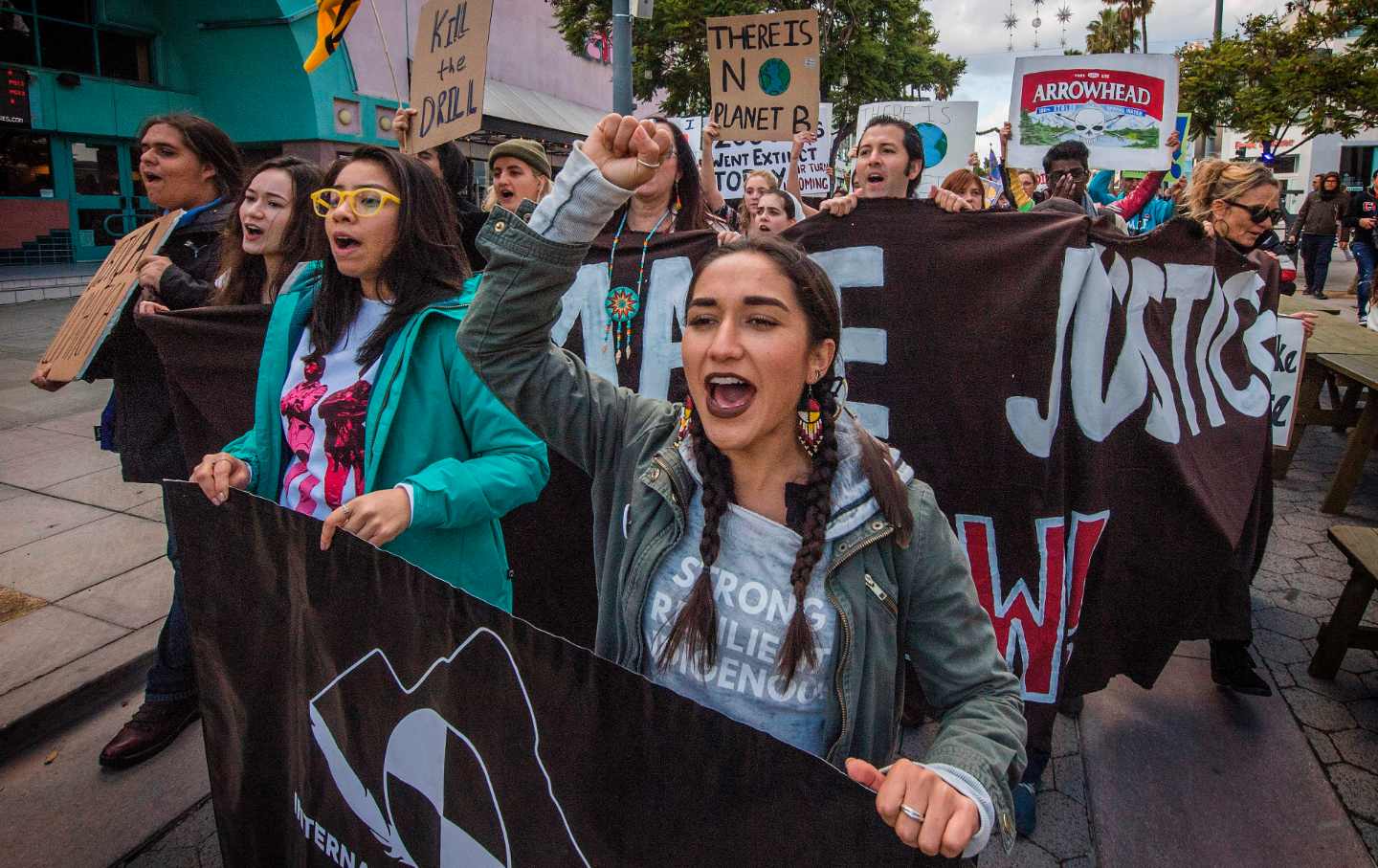 Student climate protest