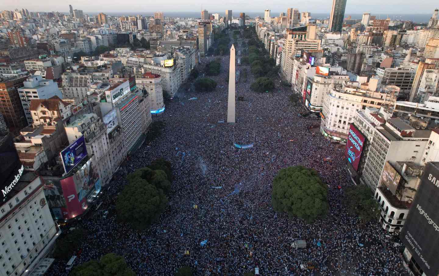 Argentina World Cup celebration