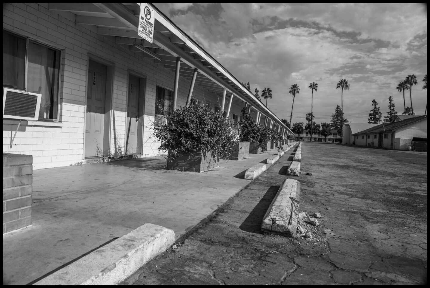 A motel where growers house H-2A farmworkers