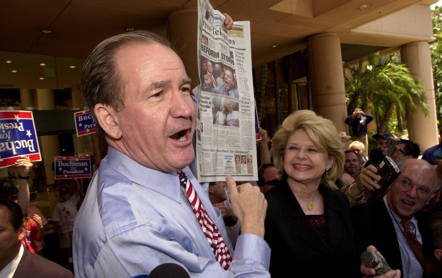 Presidential candidate hopeful Pat Buchanan