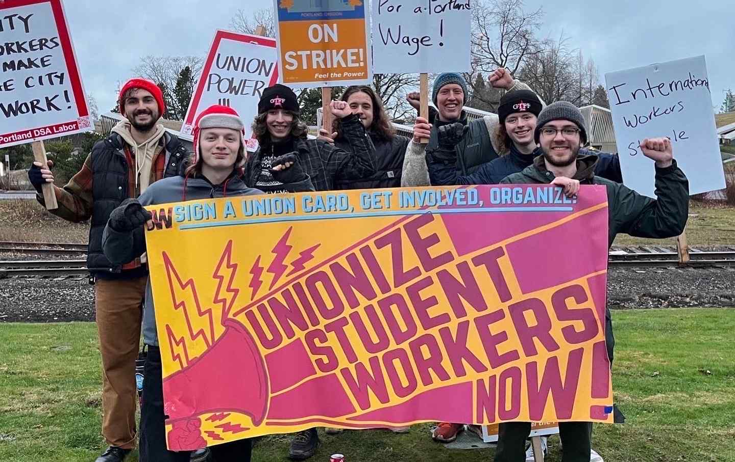 University of Oregon student workers