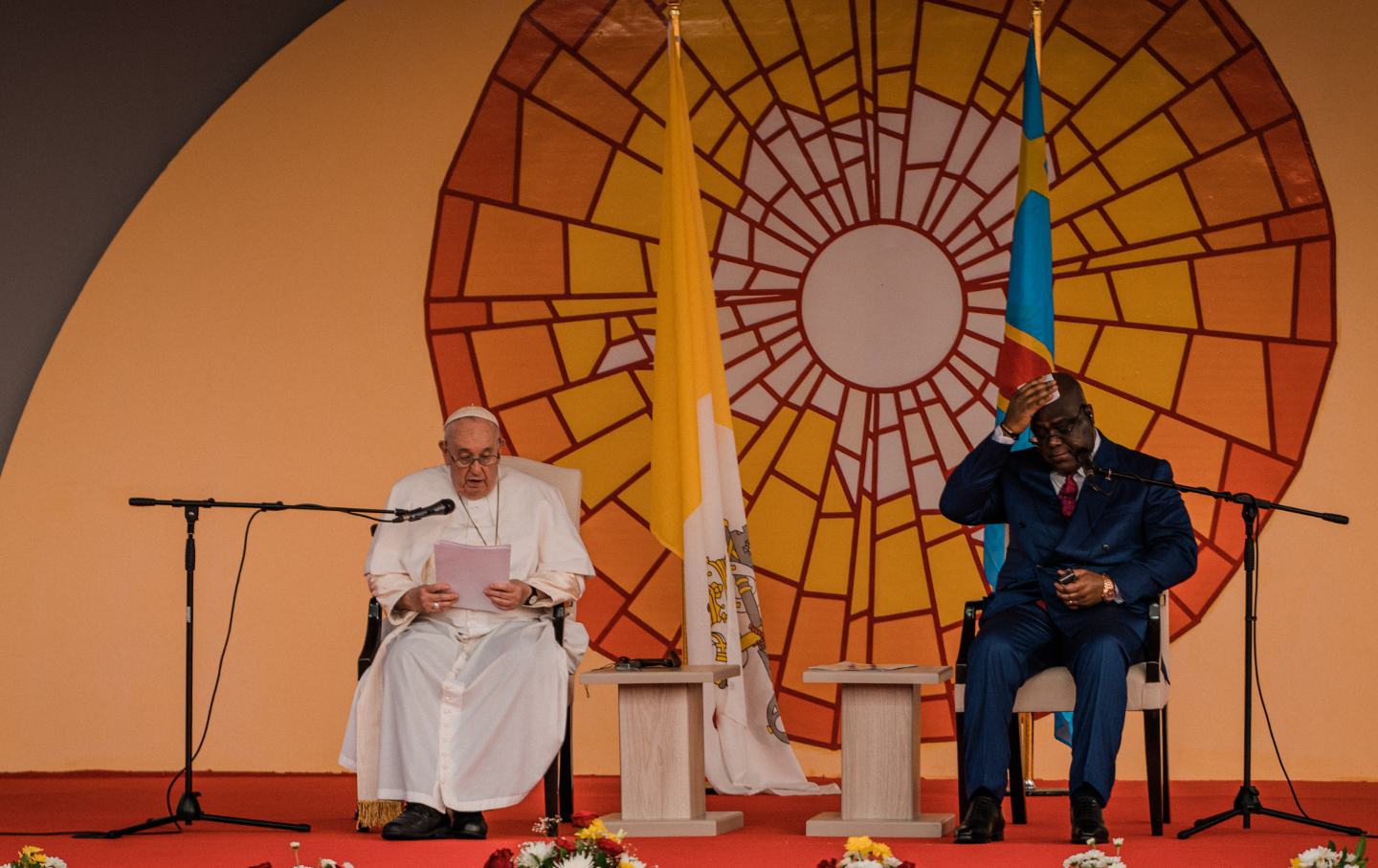 pope visit to dr congo