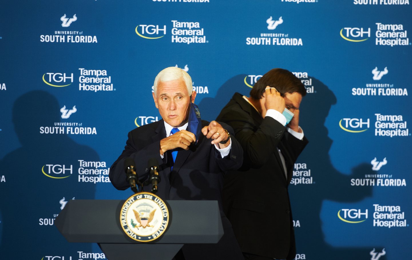 Former US vice president Mike Pence