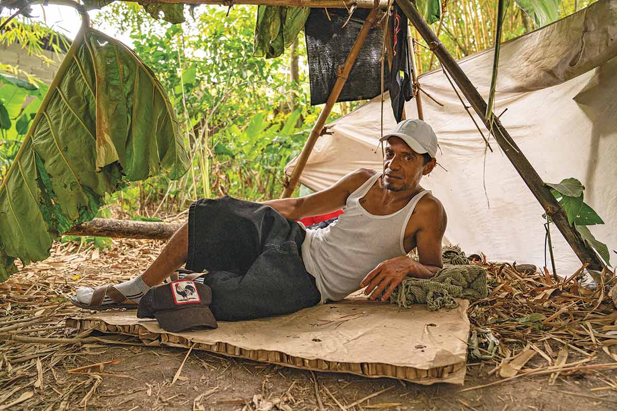 Guillermo, a migrant from Honduras