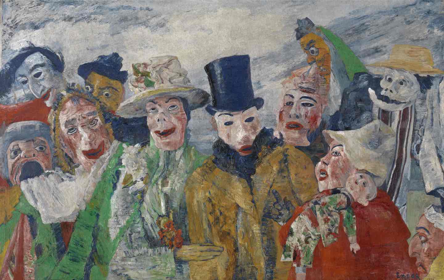 James Ensor's “L'Intrigue,” 1890